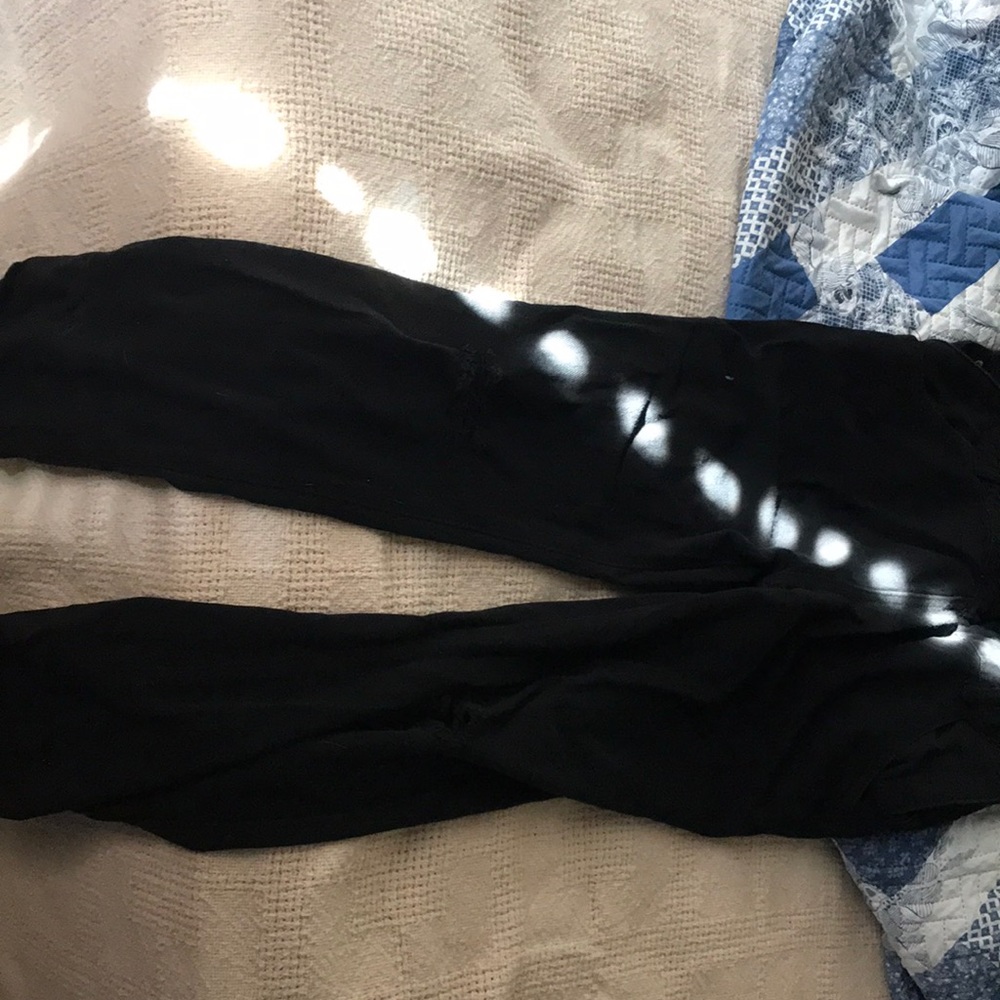 Black overalls